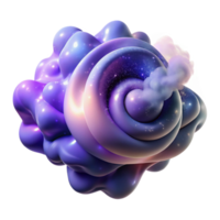 impressive traditional A dynamic composition of swirling smoke and light, resembling a nebula, in a cool, cosmic color palette 4K png