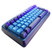 serene traditional Gaming keyboard with mechanical keys high quality png