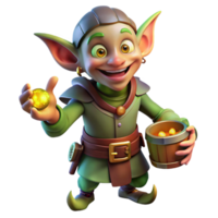impressive contemporary A mischievous imp playing tricks on unsuspecting travelers, dimly lit tavern lighting, fantasy art style high resolution png