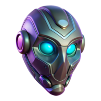serene rustic A futuristic mask, with intricate designs and glowing lenses, floats in mid-air, studio lighting, product design style 4K png
