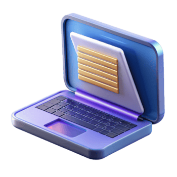 impressionante moderno computador portátil com aberto tampa exibindo código Alto resolução png