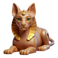 wonderful minimalist Sphinx, riddle-posing creature, enigmatic, authentic png
