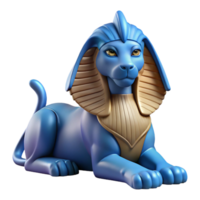 magnificent abstract Sphinx, riddle-posing creature, enigmatic, 4K png