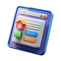stunning abstract Tablet computer displaying website homepage high resolution png