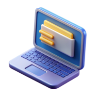 wonderful artistic Laptop computer with coding interface premium png
