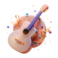 beautiful traditional Guitar Silhouette String Art Transparent for Craft Projects exclusive png