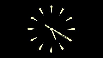 A simple watch face with fast-moving hands, designed to make time appear as if it's speeding up. The clock hands move quickly, accelerating the passage of time. video