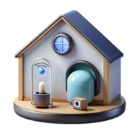 vibrant classic A smart home controlled by voice commands and artificial intelligence, modern, minimalist interior high resolution png