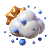 serene minimalist Hail Icon Cutout for Severe Weather Warnings genuine png