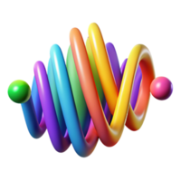 magnificent rustic An abstract representation of sound waves, using vibrant colors and dynamic shapes, with a musical, rhythmic style original png