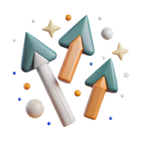 elegant abstract Hand Drawn Arrows Cutout for Navigation Design professional png