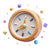 stunning abstract Hand Drawn Clock Icon Isolated for Time Management original png