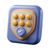 vibrant vintage Security system keypad high resolution png