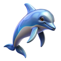 stunning artistic A playful dolphin leaping out of the ocean, glistening in the sunlight, in a dynamic, action photography style authentic png