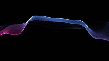 Spectrum waves. Futuristic digital waves flowing smoothly and dynamically in dark background video