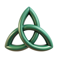magnificent rustic Triquetra, Celtic symbol, three-pointed, authentic png