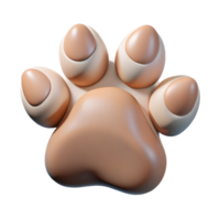 impressive abstract A single, detailed paw print, claws extended, animalistic authentic png