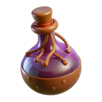 impressive rustic A single, detailed potion ingredient, like a mandrake root high resolution png
