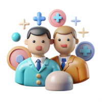 wonderful modern Healthcare Professionals Team Icon Isolated for Medical Design high resolution png