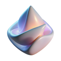 extraordinary classic A luminous, abstract sculpture, with a soft, ambient light, in a minimalist style detailed png