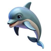 elegant abstract A playful bottlenose dolphin leaping exclusive png