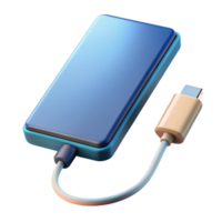 wonderful classic Power bank charging a smartphone high quality png