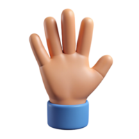 impressive abstract A hand, open palm, facing up, original png