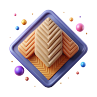 serene contemporary Herringbone Icon Simple Design Cutout for Web Ui detailed png