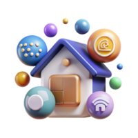 beautiful abstract High Resolution Smart Home Icons Transparent for Print authentic png