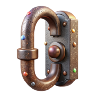 extraordinary modern Iron Door Handle Rustic Texture Transparent for Farmhouse Decor authentic png