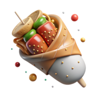 beautiful modern Kebab Transparent Background for Mediterranean Food Menu authentic png