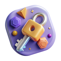 beautiful rustic Key Icon Access Security Unlock Isolated for Password Management exclusive png