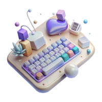 elegant abstract Keyboard Typing Input Data Entry Transparent for Computer Work png