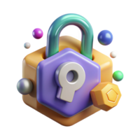 magnificent abstract Key Lock Security Icon Cutout for Data Protection genuine png