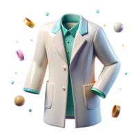 magnificent modern Lab Coat Scientist Apparel Cutout for Medical Graphics high quality png
