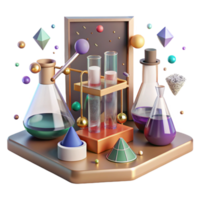 impressive rustic Laboratory Experiment Setup Isolated for Science Research Visuals png