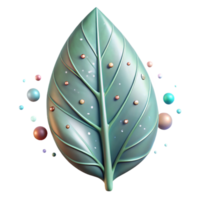 serene minimalist Leaf Shape Foliage Transparent for Botanical Illustrations high resolution png