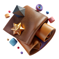 stunning minimalist Leather Fabric Texture Grained Surface Transparent authentic png