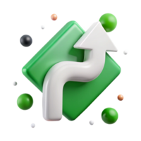 serene vintage Left Turn Only Arrow Green White Cutout for Traffic Flow high resolution png
