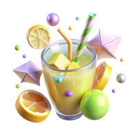 beautiful rustic Lemonade Drink Transparent for Refreshing Beverages authentic png