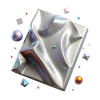 beautiful abstract Light Gray Aluminum Sheet Transparent for Product Rendering authentic png
