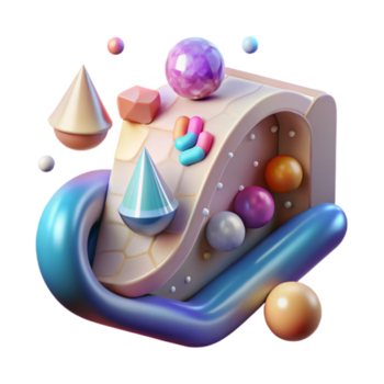 lugn abstrakt logaritmisk fungera transparent bakgrund för data analys exklusiv png