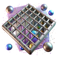 elegant rustic Metal Grate Texture Isolated for Drainage Graphics high quality png
