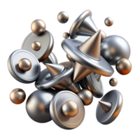beautiful rustic Metal Rivets Texture Transparent for Industrial Illustrations original png