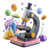 impressive artistic Microscope Laboratory Equipment Cutout for Scientific Research authentic png