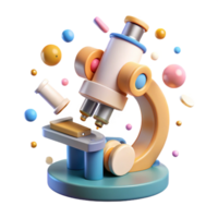 wonderful modern Microscope Science Icon Isolated for Laboratory Research high resolution png