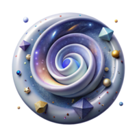 beautiful classic Milky Way Galaxy Spiral Structure Transparent for Cosmic View png