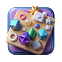 elegant rustic Mobile App Icons Bundle Isolated for User Interface Design high quality png