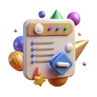 vibrant rustic Modern Dropdown Menu Cutout for User Navigation professional png