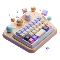 wonderful traditional Modern Keyboard Typing Keys Isolated for Office Projects genuine png